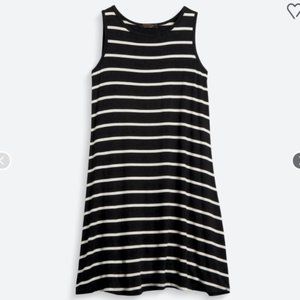 Renee C Striped Sleeveless Dress